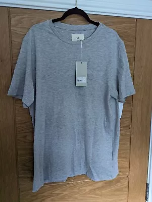 Buy Folk Clothing ‘Money’ T Shirt Pocket Tee Grey Mens Size 4 Large - RRP £65 BNWT • 34.90£
