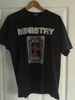 Buy Rare Official Ministry 13 Muerte 2012 Tour UK Tshirt 'Large'  • 25£