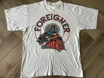 Buy Foreigner 1995 Large White Tour T-shirt. • 15£