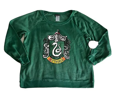 Buy Harry Potter PJammy Pajamas Sweatshirt Women’s XXXL Slytherin Long Sleeve Green • 23.23£