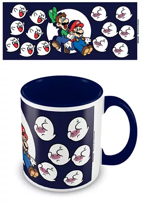 Buy Super Mario Luigi Boos Ghosts Coloured Mug New Gift Boxed 100% Official Merch • 7.99£