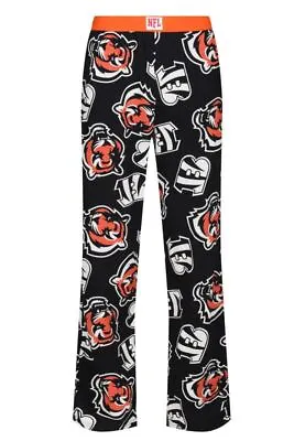 Buy NFL Bengals Lounge Pants Cotton PJs Adult Football League Logo Printed Pyjamas • 19.99£
