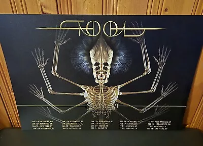 Buy Tool Poster 2024 Tour Dates Poster Puscifer A Perfect Circle Primus Merch • 24.13£