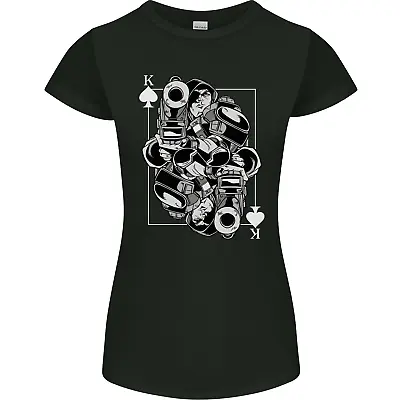 Buy Sniper Playing Card Military Army Elite Womens Petite Cut T-Shirt • 8.99£