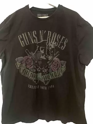 Buy Licensed Guns And Roses 1991 Tour Full Print T Shirt 2017 TU Edition • 8£