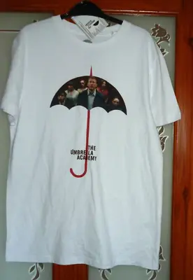 Buy Bnwt Boys Size Large Age 12-14 Yrs  The Umbrella Academy Graphic Print  T Shirt • 0.99£