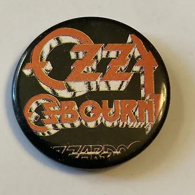 Buy Vintage Ozzy Osbourne Blizzard Of Ozz Music Record Store Promo Merch Button Pin • 6.57£
