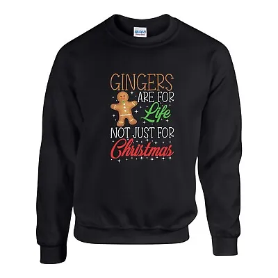 Buy Gingers Are For Life Not Just For Christmas Jumper, Xmas Sweatshirt Unisex Top • 20.99£