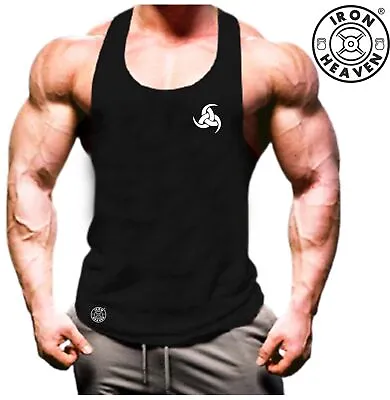 Buy Odin Horns Vest Small Gym Clothing Bodybuilding Training Boxing Vikings Tank Top • 6.43£