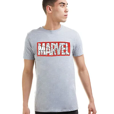Buy Marvel Mens Spider-Man Web Logo T-shirt Grey S - XXL Official • 9.99£