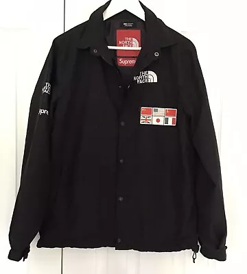 Buy Mens Black Jacket With Flags Size L  • 22£