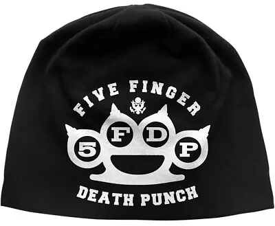 Buy Five Finger Death Punch Logo Black Beanie Hat OFFICIAL • 17.99£