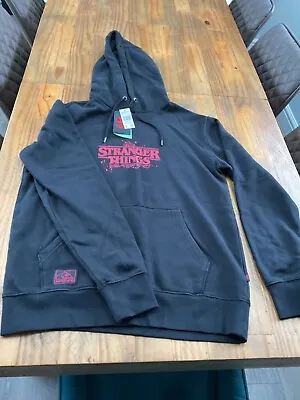 Buy Quiksilver X Stranger Things Official Logo - Hoodie For Men Size Small RRP £69 • 3.20£