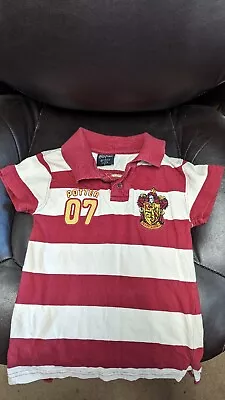 Buy Harry Potter Gryffindor Quidditch Jersey Shirt Top - W B Studios Child SMALL  • 10£