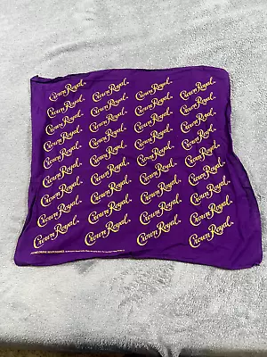 Buy Crown Royal Purple Bandana (20 X19 ) - Official Merch, Hip Hop, Head Wrap • 7.64£