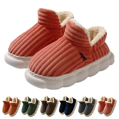 Buy Sunmoine Slippers Thick Sole Cloud Pillow Slippers Cozy Plush Winter Warm Indoor • 3.99£