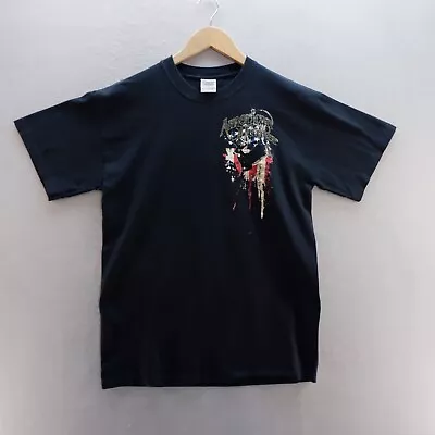 Buy American Hunter T Shirt Medium Black Graphic Print Double Sided Nature Mens • 8.09£