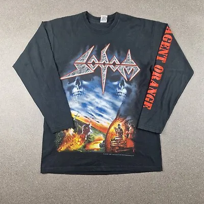 Buy Vintage Sodom Shirt Mens Medium Black Agent Orange Thrash Metal LP Kreator 2006 • 49.99£