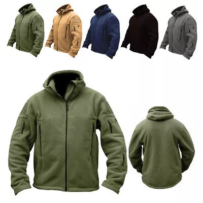 Buy Tactical Recon Fleece Jacket Army Hoodie Security Police Hoody Combat Full Zip • 16.99£