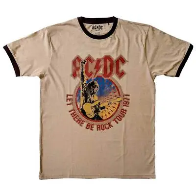 Buy AC/DC Let There Be Rock Tour '77 Ringer T Shirt • 17.95£