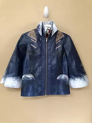 Buy Disney Descendants Evie Costume Jacket Cape Girls Size L Faux Leather • 15.07£