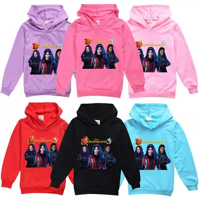 Buy New Boys Girls Descendants 3 Hoodie Kids Casual Hooded Sweatshirt Tops Gift • 9.04£