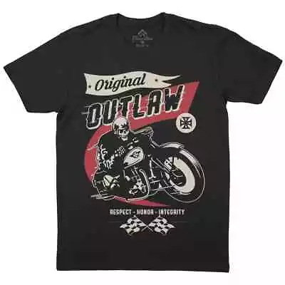 Buy Outlaw Biker T-Shirt Motorcycles Skull Reaper Grim Rider Ghost Death Motor P524 • 11.99£