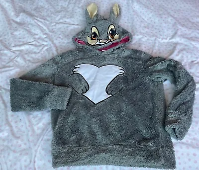 Buy Official Disney Bambi Thumper Rabbit Hooded Jumper Top Small Vgc Hoodie • 9.99£