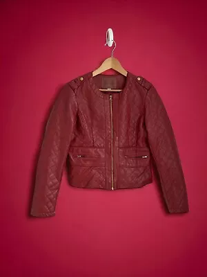 Buy Miss London Red Leather Jacket  • 17.50£