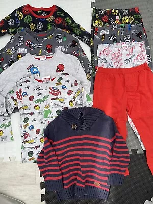 Buy Avengers Boys Pyjamas Clothes Bundle 2-4 Yrs X4 Sets • 10£