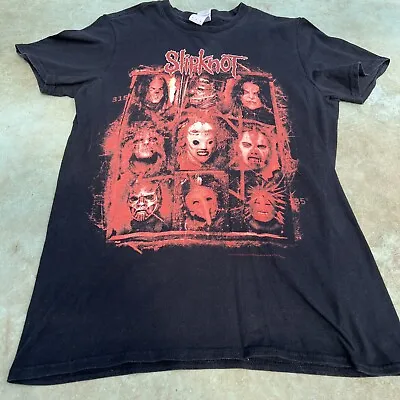 Buy SLIPKNOT Early 2000s Rusty Face 100% Cotton NuMetal Band T Shirt Size M • 15.50£