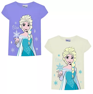 Buy Girls Disney Frozen T Shirt • 9.99£