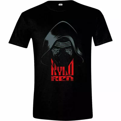 Buy STAR WARS VII Kylo Ren Mask T-Shirt Black Disney XL Extra Large • 6.07£