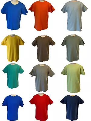 Buy Hanes Cotton T-Shirt Kids Boys Girls Age 7-14 Crew Short Sleeve Buy 1 Get 1 Free • 4.99£