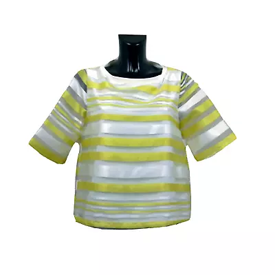 Buy  TENSION IN FIRENZE T-Shirt 60style Corrosion Printing Yellow Line Fly Waps M • 21.01£