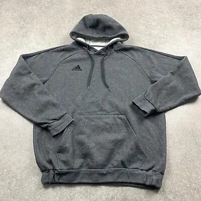 Buy Mens Adidas Dark Grey Techwear Drawstring Hoodie Sweater Size XL Super Soft • 30£