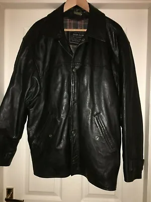 Buy Gents  'river Island' Black Leather Jacket • 59.99£