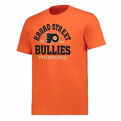 Buy NHL Philadelphia Flyers Hometown Broad Street Bullies Ice Hockey T-Shirt Orange • 19.50£