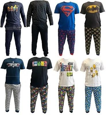 Buy EX STORE Mens Characters Cotton Pyjamas Set Nightwear Nighties Pjs Loungewear • 12.99£