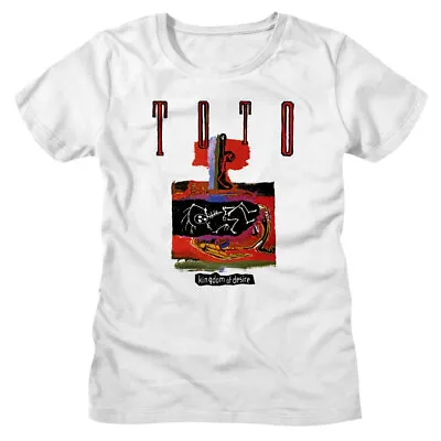 Buy Toto Kingdom Of Desire Album Women's T Shirt Cover 80's Pop Music Group • 25.46£