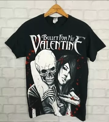 Buy Vintage Retro 90s Bright Bold Rock Bullet For My Valentine Band T Shirt Top • 13.99£