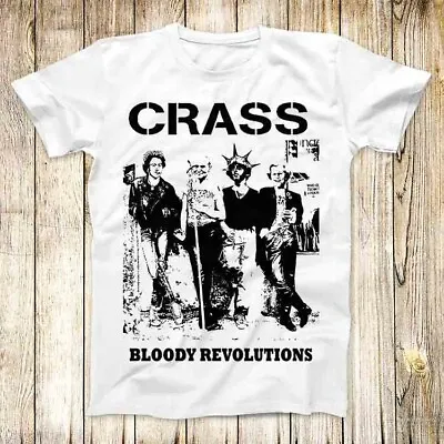 Buy Bloody Revolutions Crass Punk Rock T Shirt Meme Men Women Unisex Top Tee 8329 • 7.25£