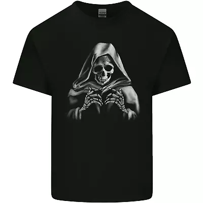 Buy Grim Reaper Skull Mens Cotton T-Shirt Tee Top • 8.75£