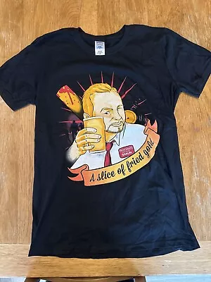 Buy Shaun Of The Dead T-Shirt Size Small 2005 A Slice Of Fried Gold Beer Simon Pegg • 22£