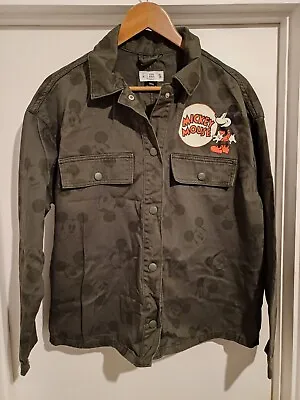 Buy Disney Mickey Mouse Lefties Army Style Jacket Size Medium • 14.99£