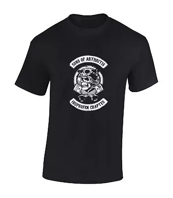 Buy Sons Of Arthritis Mens T Shirt Funny Biker Motorbike Design Gift Idea Dad Top • 8.99£