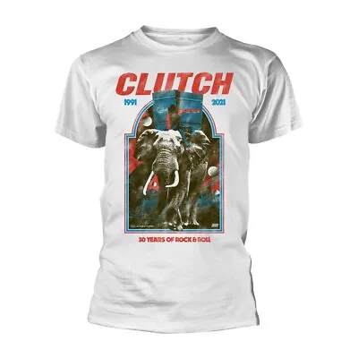 Buy ELEPHANT (WHITE) By CLUTCH T-Shirt • 18.13£