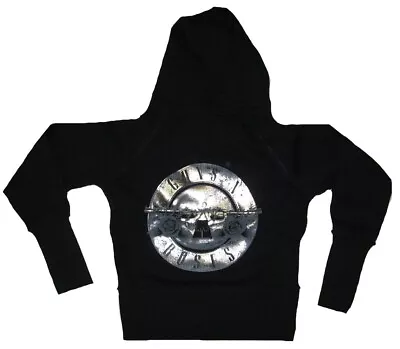 Buy Amplified Guns N Roses Silver Drum Logo Zip Hoodie Hood Sweet Shirt Jacket M 38 • 68.33£