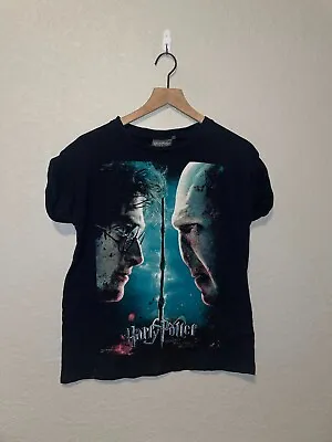 Buy 2014 Women S Harry Potter & The Deathly Hallows Part 2 Voldemort Rare Shirt S Sm • 38.57£
