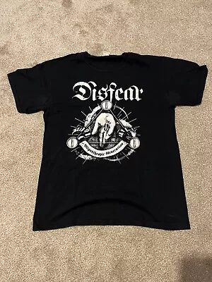 Buy Disfear Men's Medium T-shirt Hardcore Punk Discharge Wolfbrigade Skitsystem • 15£